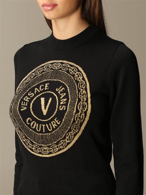 versace jeans langarmpullover farbe royal|Versace Jeans black.